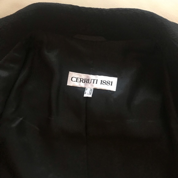 Dark blue authentic Cerutti 1881 jacket and skirt - Picture 7 of 10